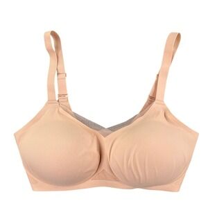 Honeylove Bra Crossover M++ Nude Mesh Back Smoothing Comfort Full Coverage
